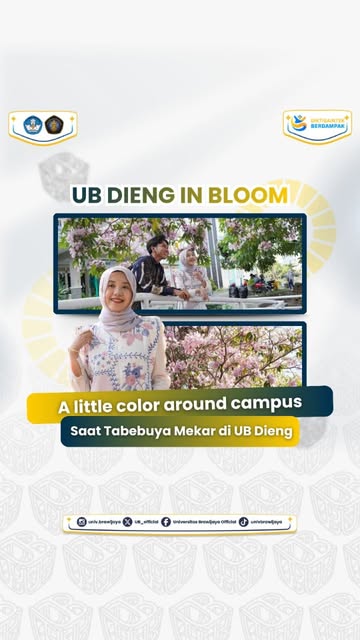 🌸🌸🌸🌸🌸 Salam dari bunga-bunga cantik di Kampus Dieng buat #TemanUB. Semangat kuliah katanya! #UB #KampusUB #UniversitasBrawijaya #BuildingUpNobleFuture #UBMelesat🚀