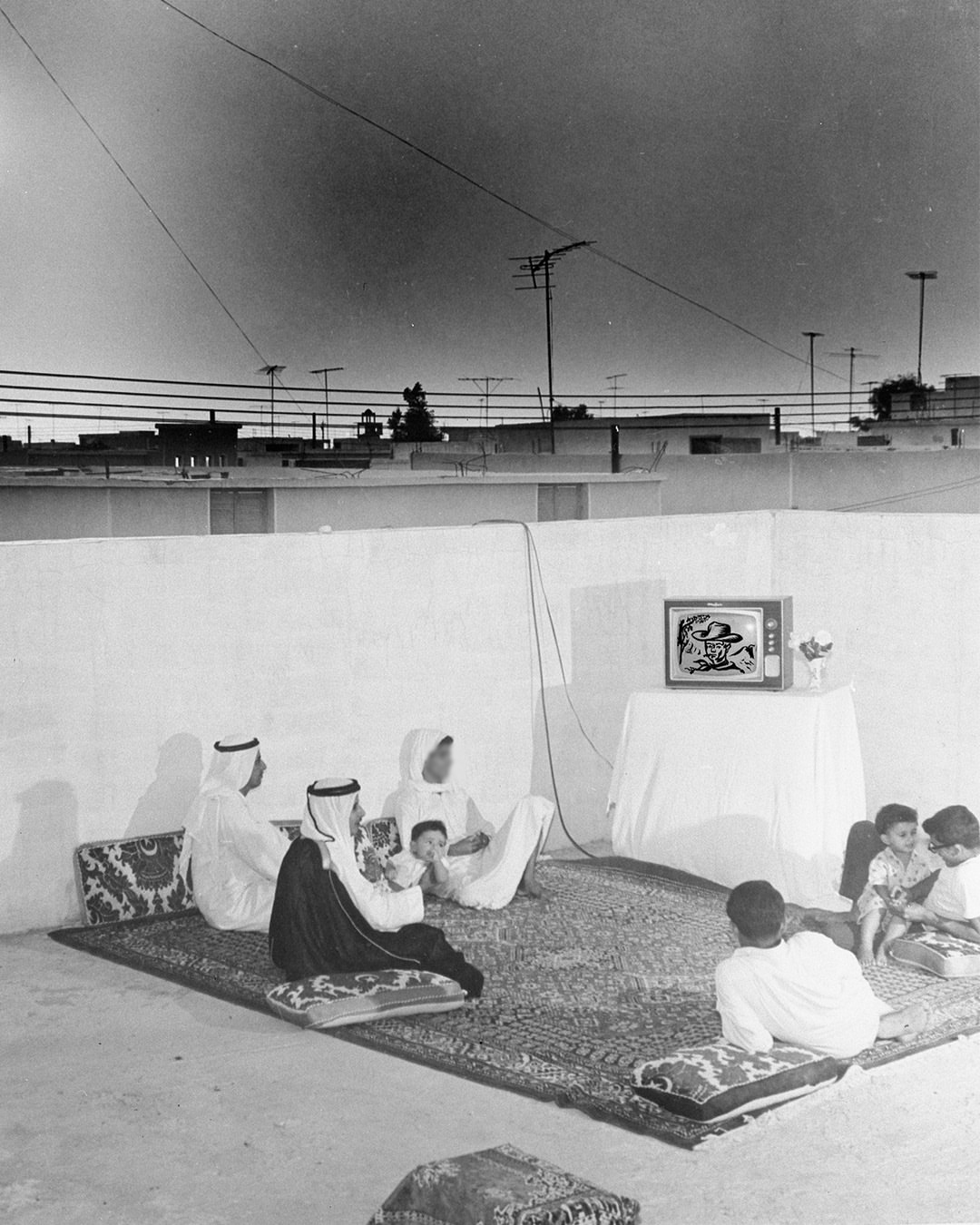 1963: A family watching Aramco TV⁣ ⁣ For generations, Aramco TV brought culture, learning, and entertainment into people’s homes, becoming part of everyday life and creating shared memories⁣ ⁣ #aramco