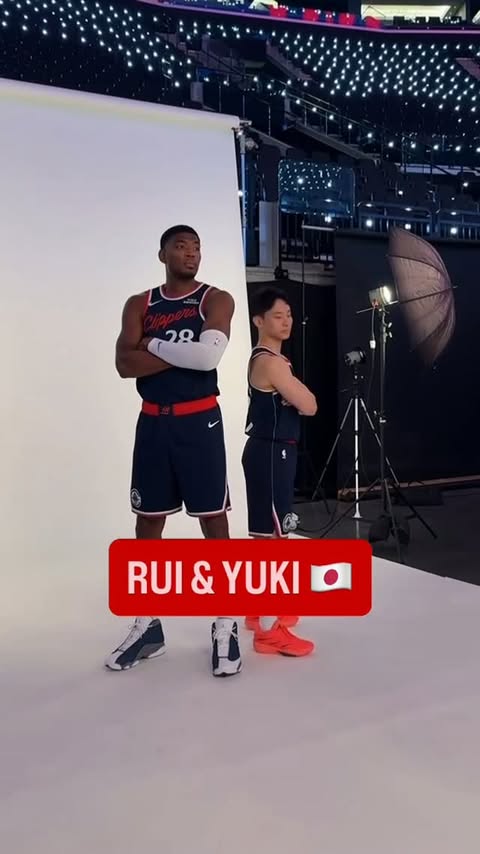 From @japan_basketball to LA… Rui Hachimura & Yuki Kawamura! 🇯🇵