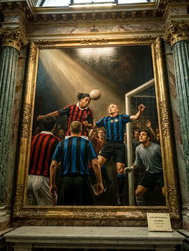 Dicono che sia del 2008. Non ricordo di averlo dipinto... ma ricordo il gol. 😂🤙🏾🔴⚫