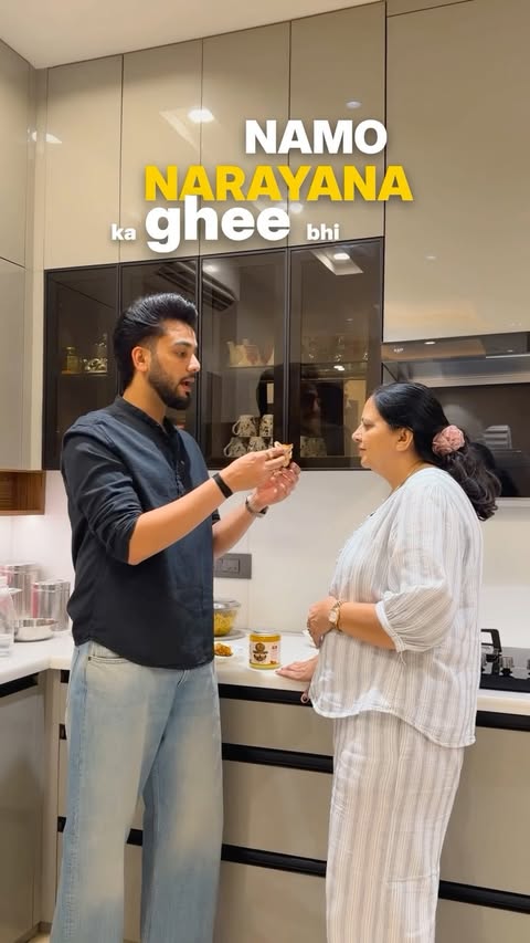 Mummy ka quality test clear ho gaya! 💛 Jab taste aur purity dono me 100/10 mile, toh samjho Namo Narayana A2 Gir Cow Ghee hai! Ab hamara new 500ml trial jar bhi available hai. Try it today! ✨ Namo Narayana, A2 Gir Co…