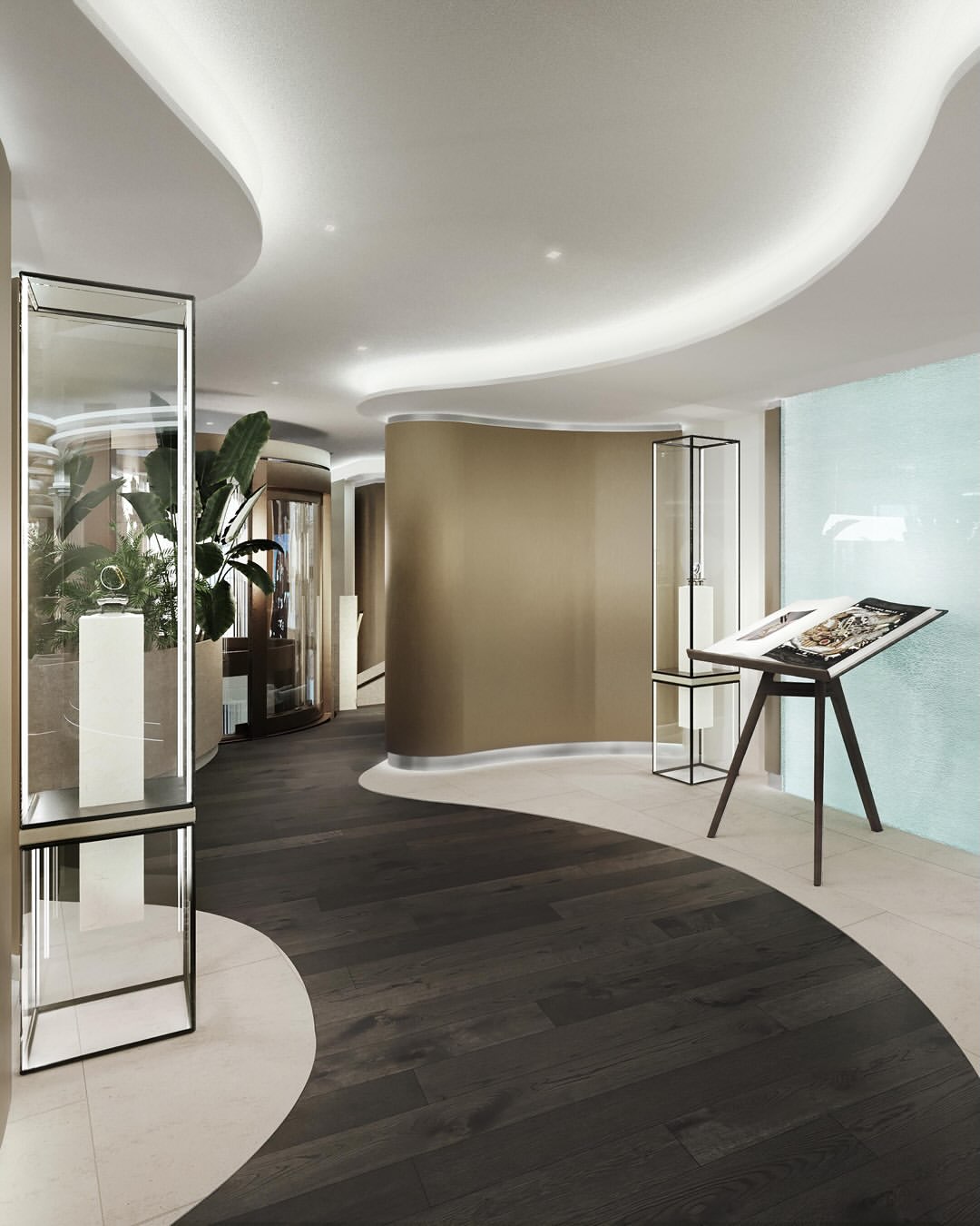 The new Richard Mille Madrid boutique spans more than 440 sqm across two levels. The upper floor features two lounges showcasing some of the rarest Richard Mille creations, a sales area and an open watchmaker’s worksh…