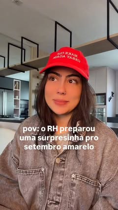 gostaram do mimo? 🎗️ #rh #humor #clt #react #setembroamarelo