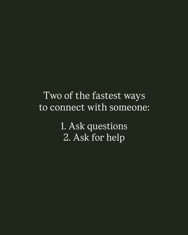 Connection is a critical part of leadership, because you can’t lead if no one will follow!
