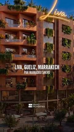 🏙️ PROJET LIVA — CŒUR DE GUÉLIZ 📍 Emplacement ultra stratégique au cœur de Guéliz • À 2 min de Plaza Guéliz • À moins de 5 min de l’Hivernage • Proche des commerces, restaurants, cafés et toutes commodités 🏢 48 app…