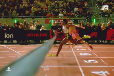 The finish line moment that ... ㅤ ✨ Secured @marileidy_paulino_'s 15th career sub-49-second performance, equaling the all-time record (48.73) ✨ @henriette.jeager earned a new PR and Norwegian national record (48.78) ㅤ…