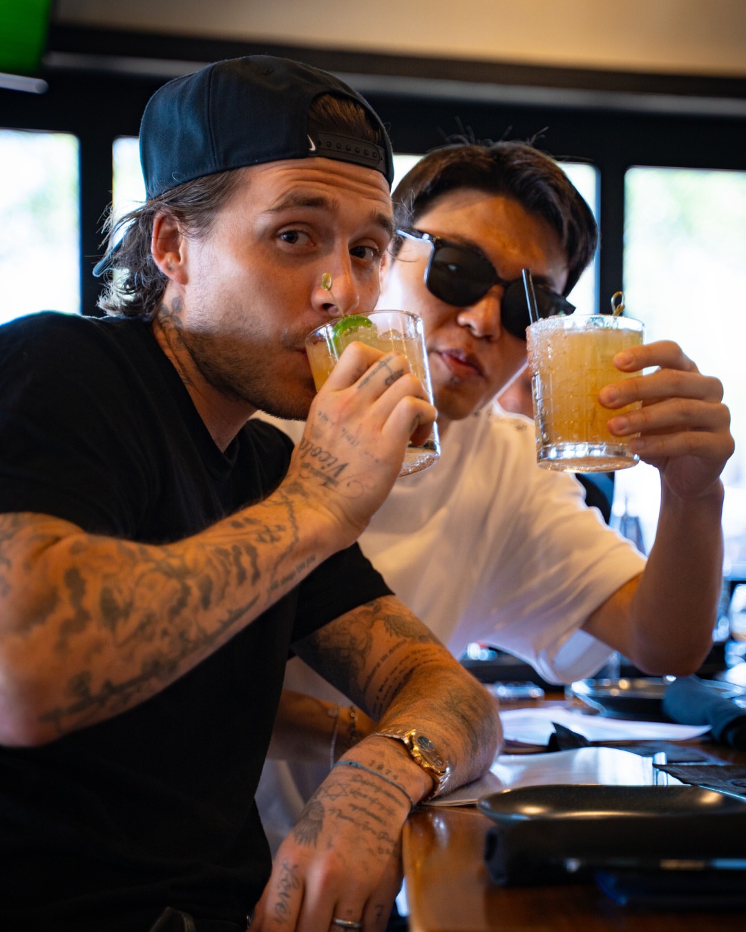 Last call to turn up the heat! 🔥 The Wahlburgers x @cloud23 collab is almost gone, including the Spicy Margarita made with @flechaazultequila and Cloud23 Hot Habanero Hot Sauce. 🌶️ Available for a limited time at pa…