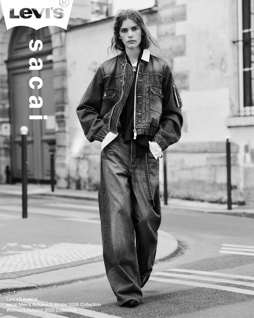 Levi’s® x sacai. Available 9.30 Together, the four styles reflect the same spirit of reinterpretation that has defined the partnership since its start – sacai’s instinct for reworking familiar shapes brought once agai…