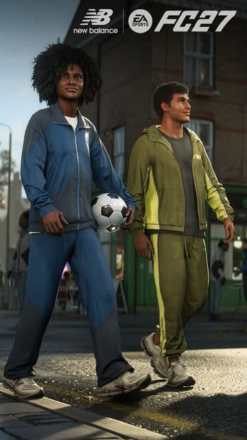 New Balance. It’s in the game. Jump into #FC27 to see the latest collection, now available in The Grounds. Link in bio.