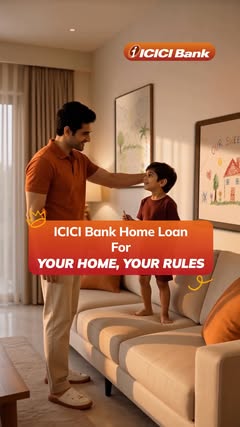 The little things feel more special when the space is truly yours. Make your journey to homeownership simpler with ICICI Bank Home Loan, featuring digital loan processing and instant sanction* *Instant sanction is app…