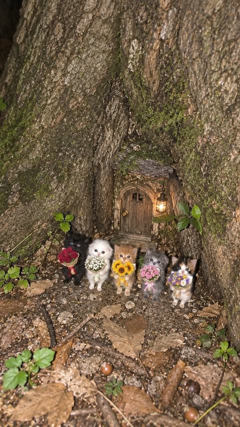 Tiny Forest Kittens 🌳🐈💐 Collaboration with @valentinloiseau.ai Created in @higgsfield.ai #cat #kitten #forest #flowers #higgsfield