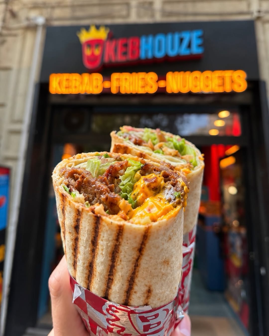 American or Chicken Up kebab? Different vibes, same hunger 🌯