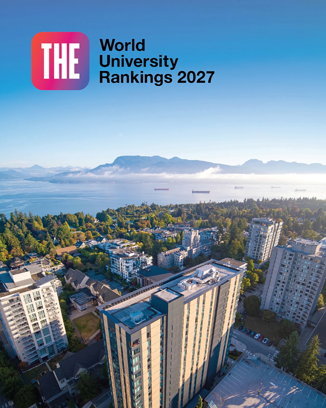 UBC up one rank to 44th in Times Higher Education (THE) World University Rankings.⁣ ⁣ THE has ranked the top 2,297 of the 22,000+ universities worldwide and UBC ranks 44th overall and 29th among public universities. T…
