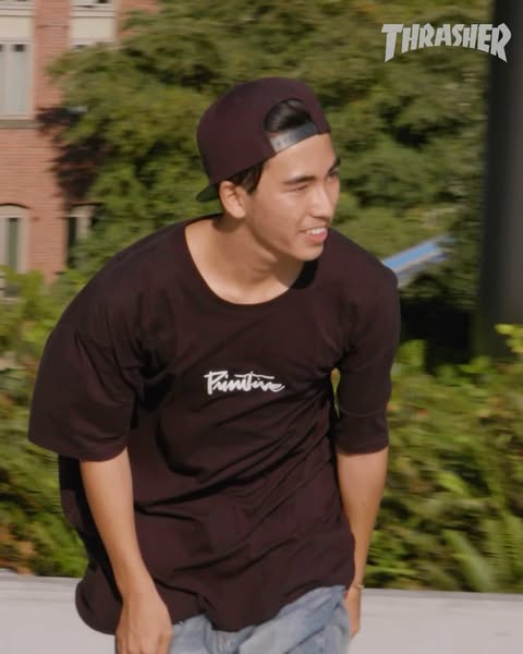 @aimu_yamazuki @spencerhamilton and @tiagolemoskt from @nbnumeric @thrashermag “Thrasher Weekend” in Seattle📡 🎥: @tjgaskill @tsavvv @eric_iwakura #primitiveskate