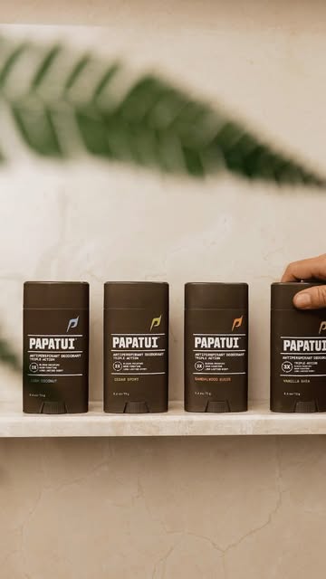 Sweaty pits? We got you. 💪 PAPATUI Antiperspirant helps keep sweat and odor in check, so you can stay dry and smell good all day.