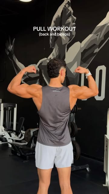 PULL DAY // BACK & BICEPS 🦍 • Pull-ups: 4 x 10 • Seated Cable Row: 3 x 12 • Lat Pulldowns: 3 x 10 • Straight-Arm Pulldown: 2 x 15 • Alternating DB Curls: 3 x 20 (10/arm) • Seated Hammer Curls: 3 x 10 @jorggonzo putti…