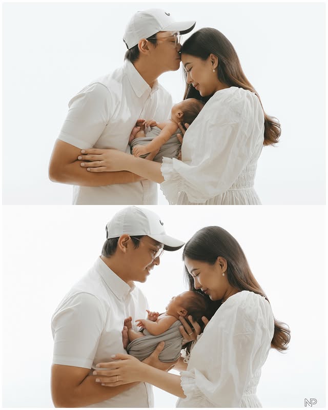 Our little Family 🤍 All the injections we took just to have Isaac 🫶🏼 Papa and mama as stage parents 😂
