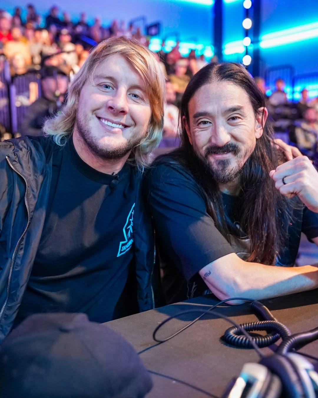 The duo we needed 🤝 [ @TheUFCBaddy | @SteveAoki | @DWCS ]