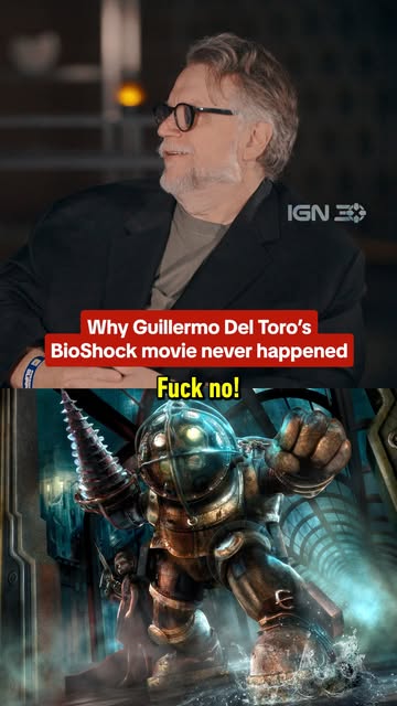 Guillermo Del Toro reveals what happened to his BioShock movie and the challenge with adapting video games #bioshock #guillermodeltoro #interview #movie #ign30
