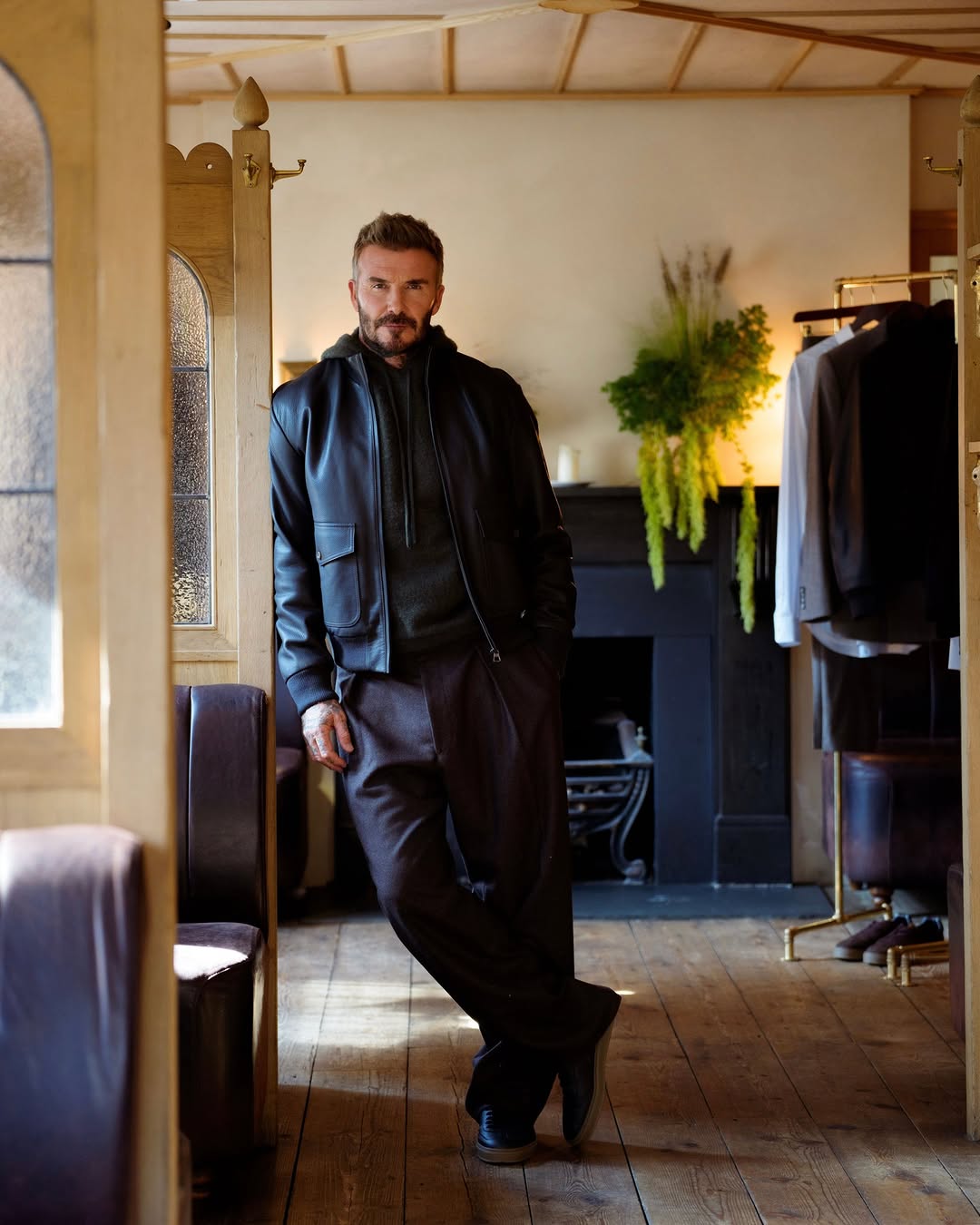 Rooted in British sensibility. Versatile by design. David Beckham celebrates the launch of the BOSS BY BECKHAM Fall/Winter 2026 collection at The Hart in Marylebone, London #BeYourOwnBOSS