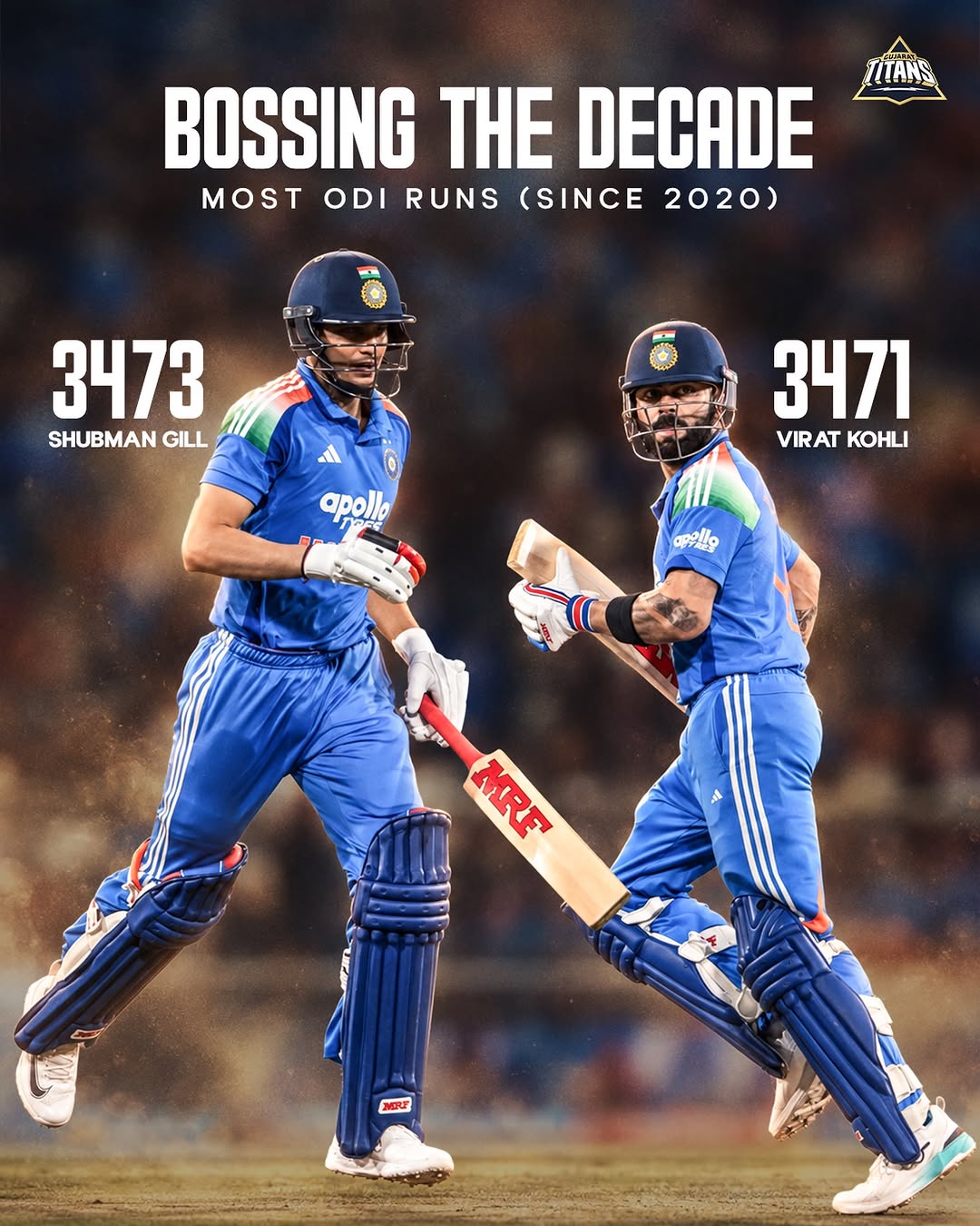 #1 & #2 ODI batters for a reason… 👑 [ Aava De | Shubman Gill | Virat Kohli ]