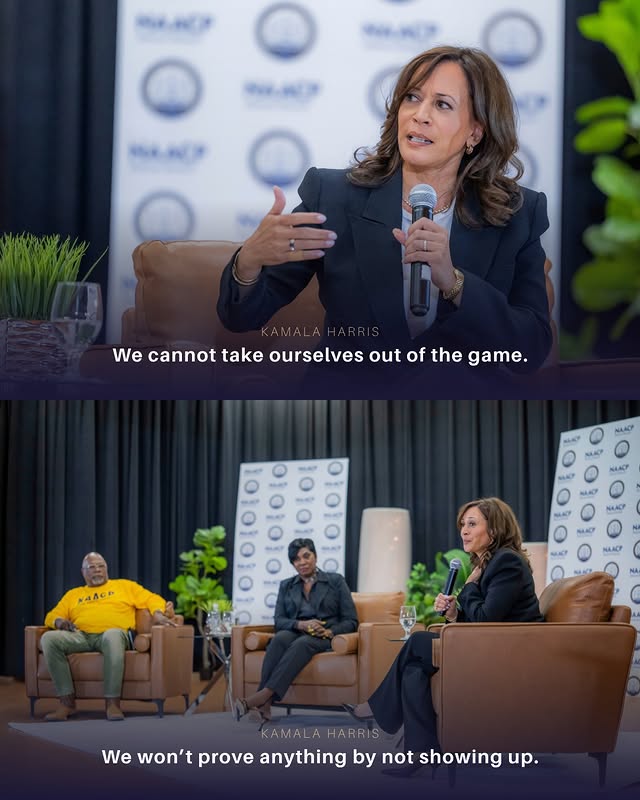 We cannot take ourselves out of the game, and we cannot let anyone take our power from us. The decisions will be made whether we show up or not. So in these midterm elections, let's make sure we turn out in numbers th…