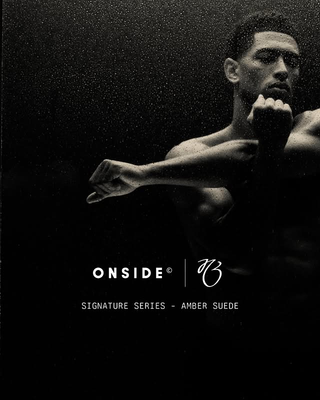 Proud to launch my own signature scent ‘Amber Suede’ for @onside Available now @target Designed for movement.