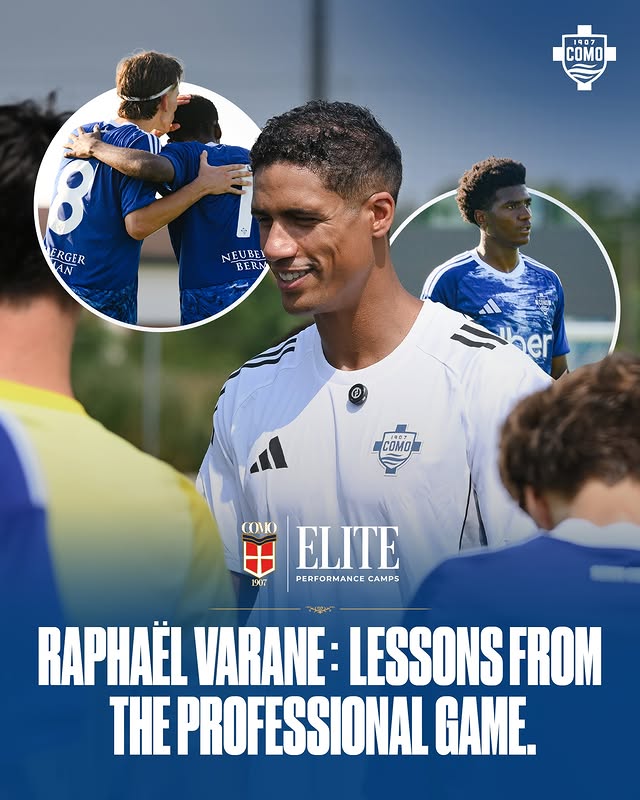 @raphaelvarane Inspiring the next generation! Raphaël Varane’s involvement was a highlight of this summer’s Elite Performance Camp, bringing his experience at the very highest level directly to our young players. From…