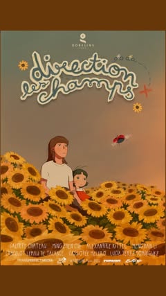 "DIRECTION LES CHAMPS" - Animation short film 2026 . This summer, the Tour de France is finally coming by the tiny village of Laventour. For our 8-years-old Sophie, there’s no way her big brother Benoît can miss it. O…