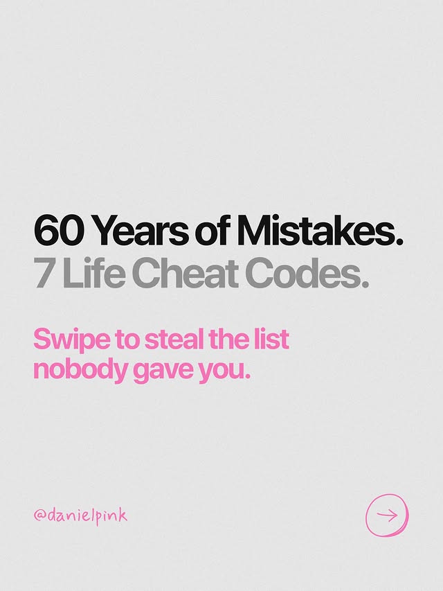 Video games give you extra lives with cheat codes. Real life isn't as generous—unless you start paying attention to the patterns. After 6 decades, 7 books, 3 kids, 30 years of marriage, and roughly 10,000 mistakes, I …