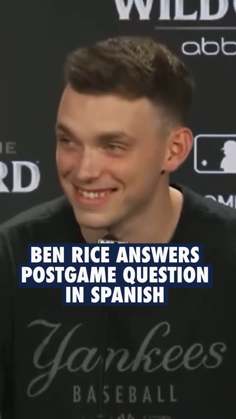 Ben Rice is a man of many talents 🍚
