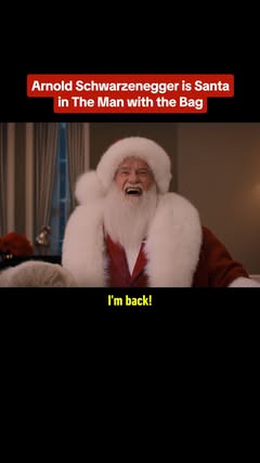 Arnold Schwarzenegger makes holiday magic with Alan Ritchson in the trailer for The Man with the Bag, streaming on Prime Video on December 2. 🎅