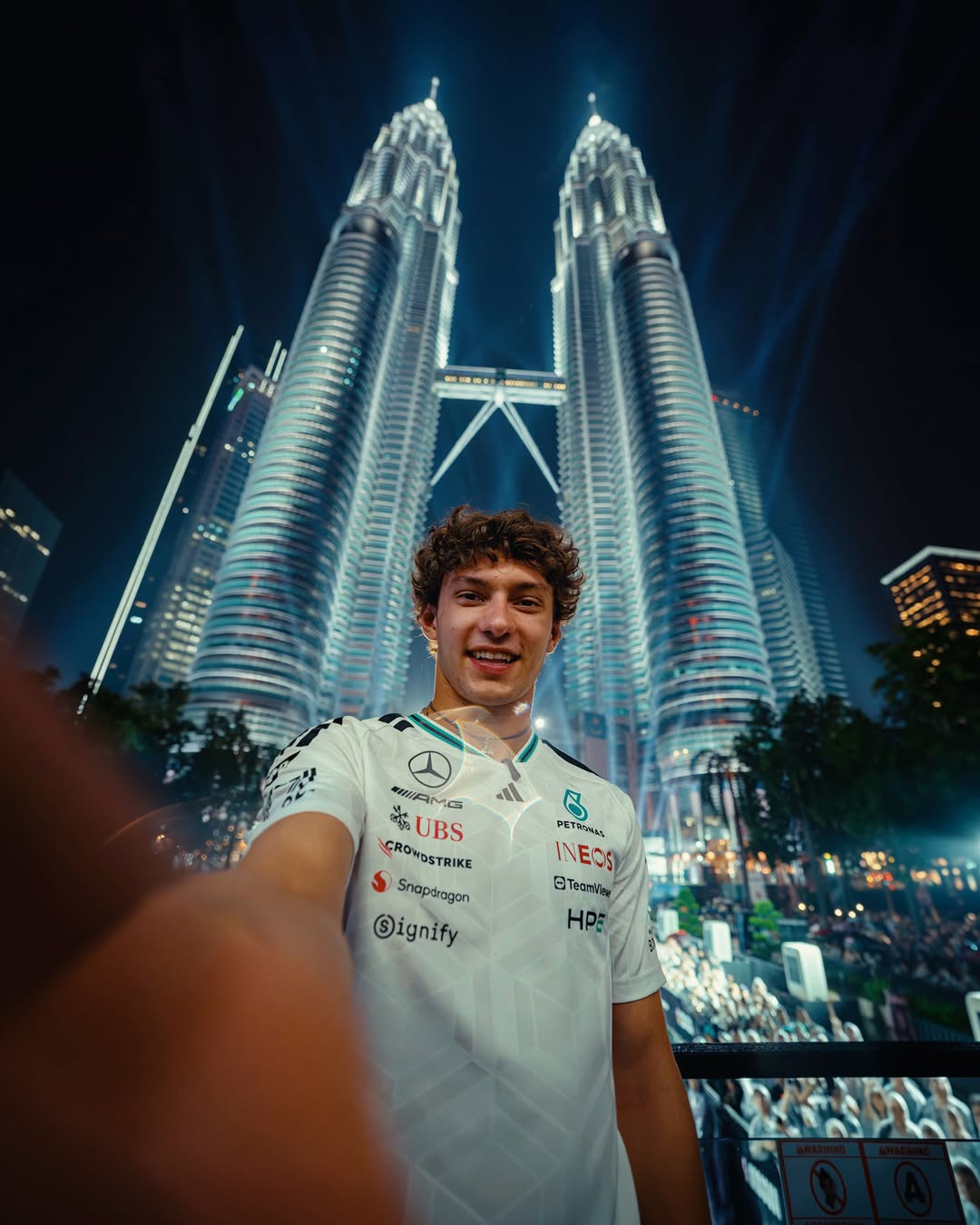 Amazing day in Kuala Lumpur with the @petronasmotorsports family 🎆