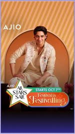 Festival is festivalling. ✨ From Pujo to Navratri, Diwali to Dussehra, Ahaan is stepping into every celebration as AJIO’s newest brand ambassador and AJIO is bringing the festive fits to match. AJIO All Stars Sale sta…