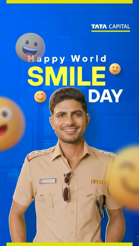 Warning: this might make you smile. 😌 #TataCapital #CountOnUs #ShubmanGill #LifeAtTataCapital #WorldSmileDay (Tata Capital, Life At Tata Capital, Employee Engagement, World Smile Day, Smile Day, Spread Smiles, Happy …