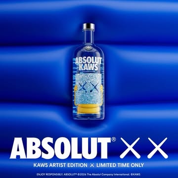 More than a bottle, this Absolut Vodka Artist Edition is a collectible piece where art, design and culture meet.. Absolut KAWS builds on a creative legacy that began more than 40 years ago with Andy Warhol and now spa…
