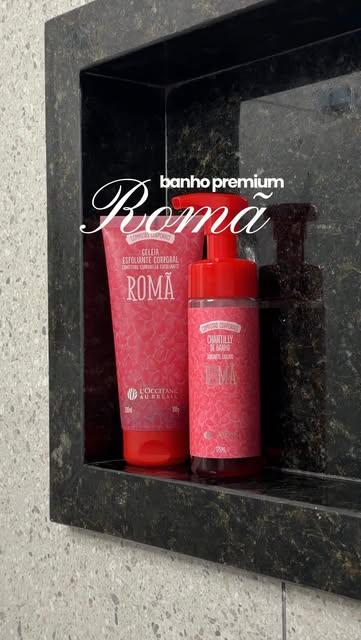 PUBLI se tem @loccitaneaubresil, tem banho premium 💆🏻‍♀️✨ e vocês já sabem o quanto eu sou apaixonada na linha Romã 🥰 #romã #banhopremium #loccitaneaubresil