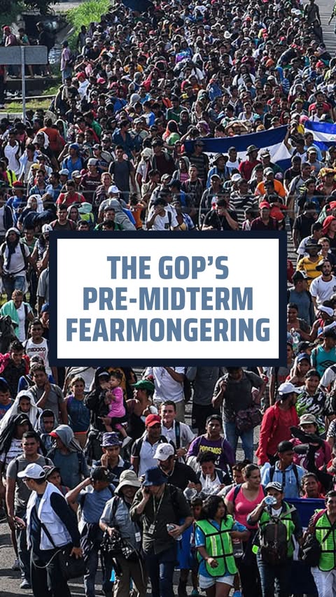 The Trump administration's scare tactics ahead of the midterms have hit a usual refrain: "migrant caravan." In reality, it's about 600 people (mostly families) who are 1,000 miles from the border. Just when gas prices…