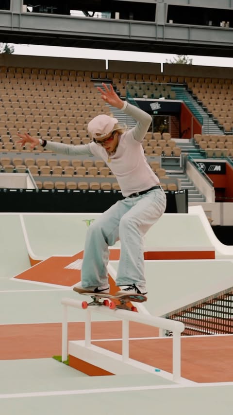Before the lights. Before the crowd. @chlo_the_flo puts in the work. A look at her @sls training session, through her eyes — and ours.