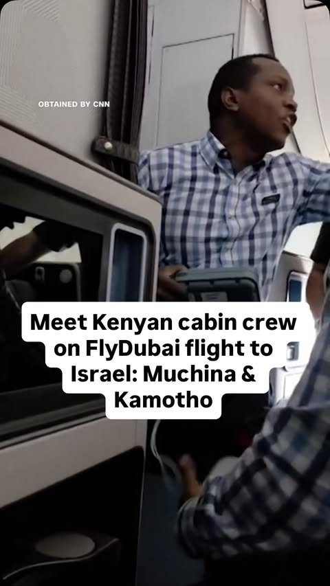 The head flight attendant (purser) on the FlyDubai plane where the pilot was stabbed was a Kenyan named David Kimotho. Another Kenyan John Muchina was also on duty as they battled to calm passengers and care for the w…