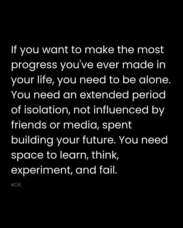 I can’t think of one successful person who hasn’t disappeared for an extended period of time to launch ahead of everyone else. Save anything across the web, find viral ideas, and monetize your knowledge: @edendotso Th…
