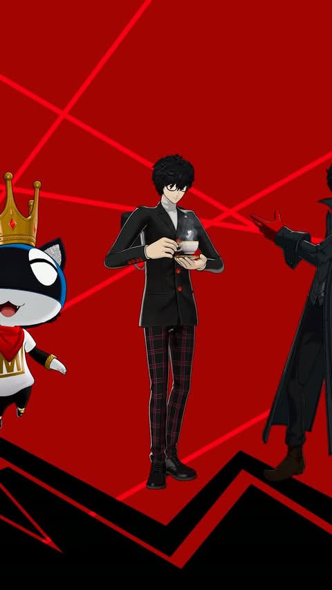 Looking cool Joker! (and Panther, and Morgana 😅)