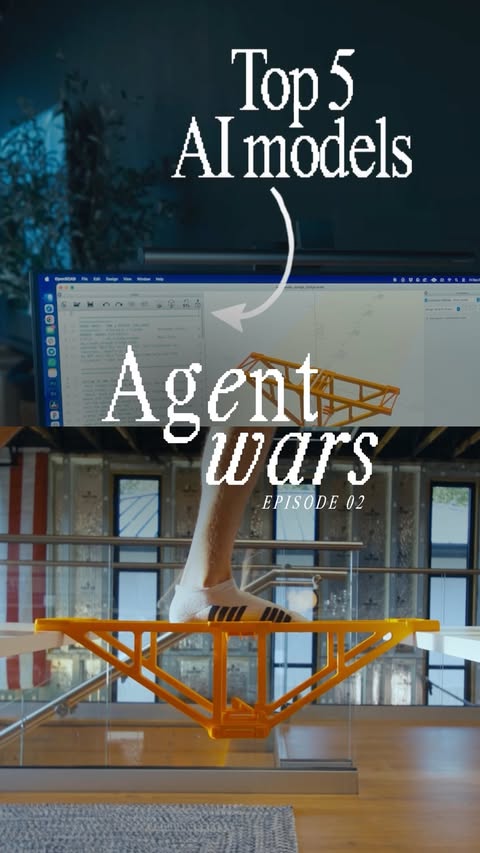 Welcome to Episode 02 of Agent Wars. Today we’re challenging 5 top AI models to design, engineer and 3D print a bridge with the goal of holding the most possible weight. For Episode 02, here are the models I tested, w…