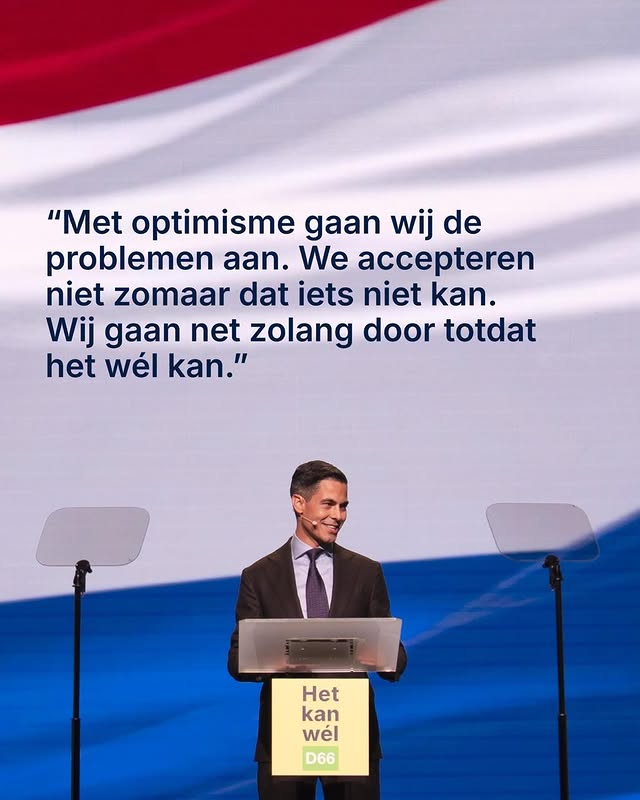 Dit is het tijdperk van samenwerking. Niet van links tegenover rechts. Maar van de positieve krachten. Want als ik in al die jaren één ding geleerd heb: de politiek is té belangrijk om aan de pessimisten over te laten…