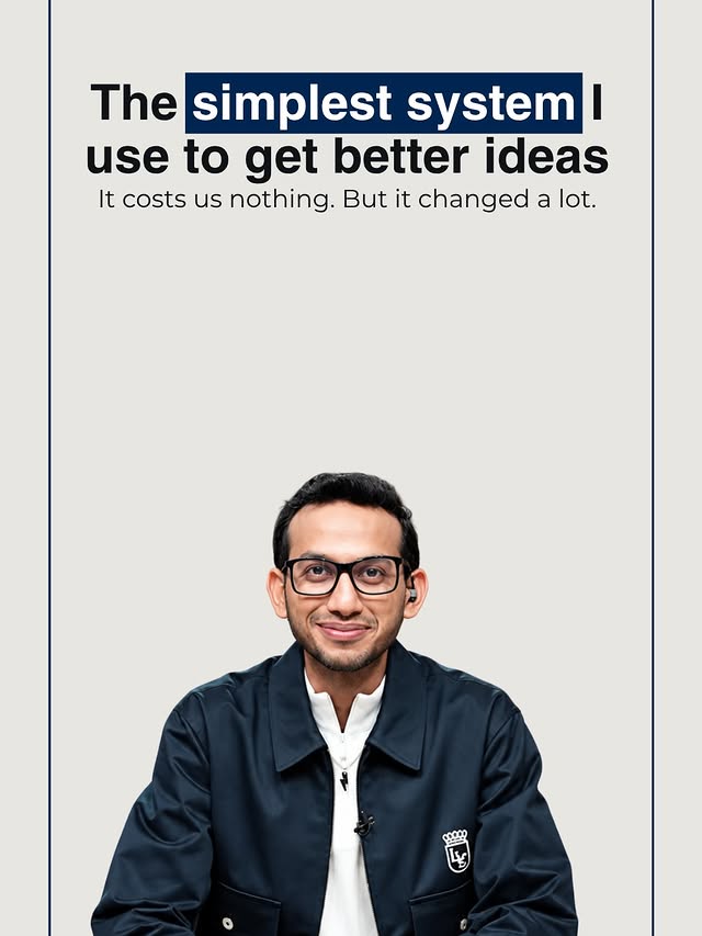 As companies grow, the founder cannot be the source of every good idea. And probably should not be. You need simple systems that allow curiosity to travel across teams, functions, and geographies. For us, sometimes th…