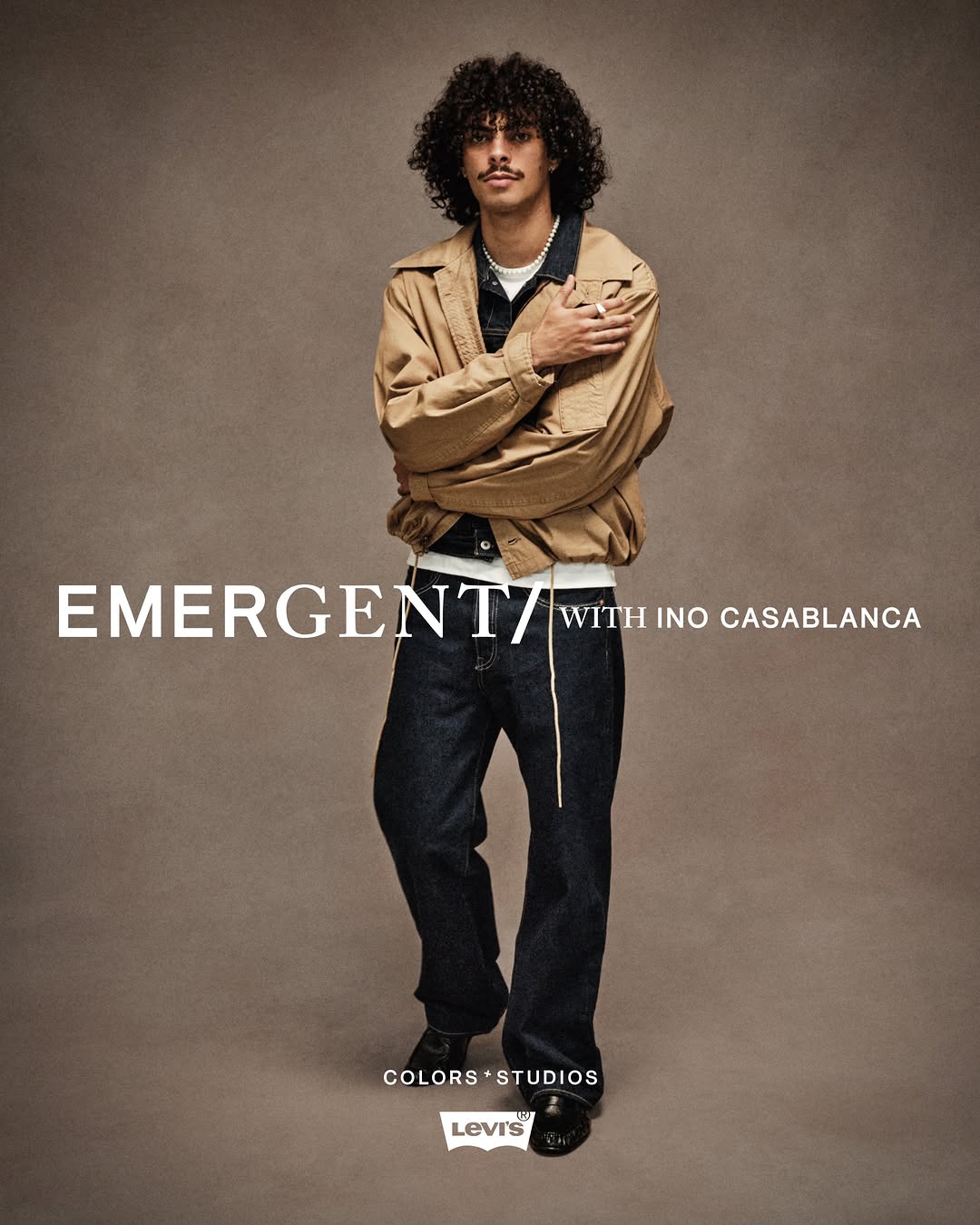 Ino Casablanca brings his dynamic energy to EMERGENT. A global program created in partnership with Levi’s®, EMERGENT showcases artists shaping what’s next through performances, live events and in-depth artist profiles.