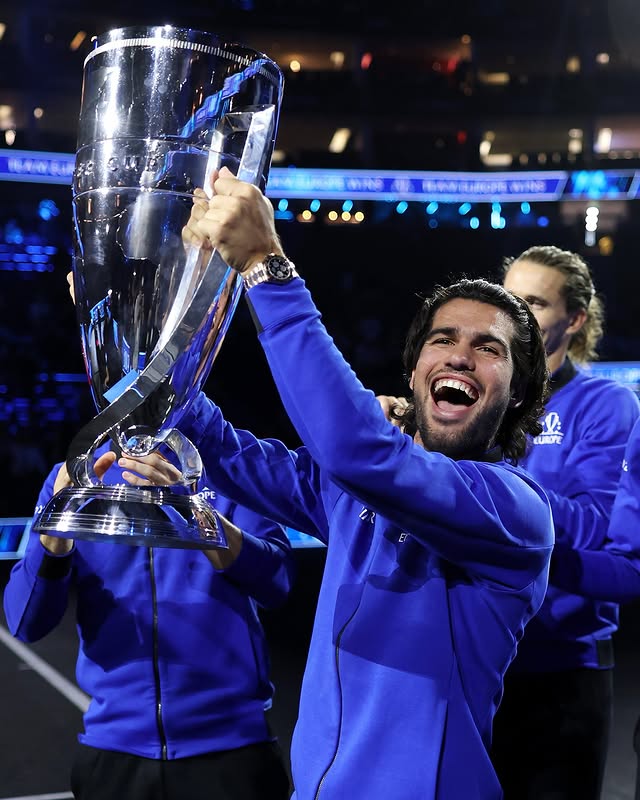 Europe take the cup! 🏆🇪🇺 Congrats to everyone and great work by the team! 🙌🏻 An amazing week as always! 💙 Vamos! @lavercup