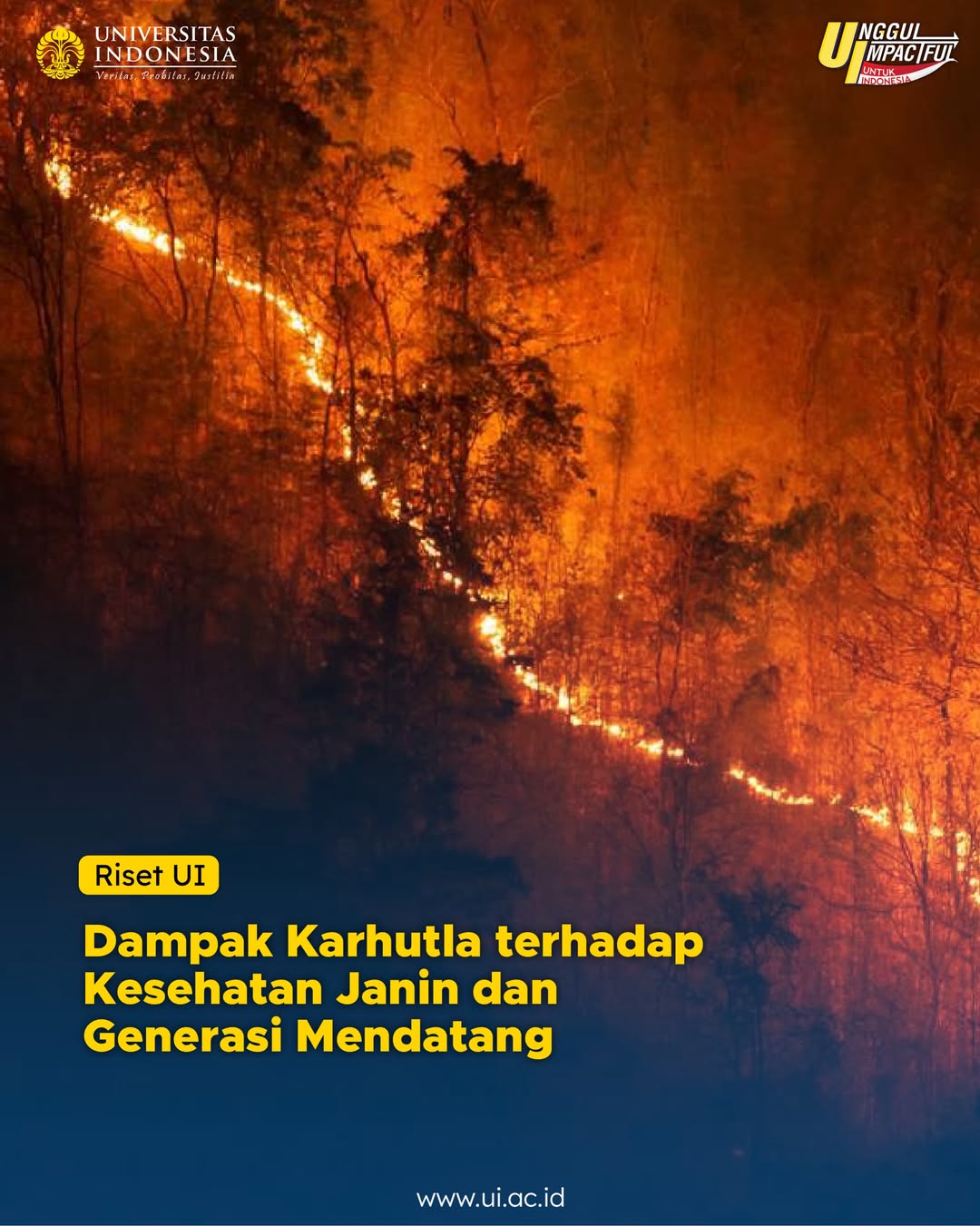 Halo, Sobat UI! 🙌🏻 Tahukah kamu, di balik kabut asap yang terjadi di berbagai wilayah Indonesia, terdapat ancaman kesehatan yang kerap luput dari perhatian publik, terutama bagi kelompok rentan seperti ibu hamil di …