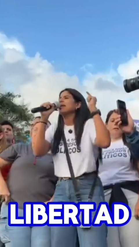"Delcy, haz tu maleta" "A la tutelada que se prepare porque la vamos a sacar en el 2027 con votos". #ConcentracionesEnVenezuela