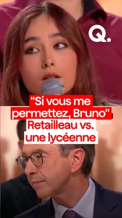 « S'il faut que je vous remette à votre place... ». May, une lycéenne de 17 ans qui avait été blessée lors des manifestations, n'a pas froid aux yeux face à Bruno Retailleau, 65 ans, patron des LR. Le genre de séquenc…